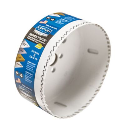 Image showing  4-1/8 in. x 1-1/2 in. Bi-Metal Hole Saw, Shark Tooth