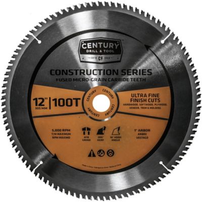 Century Drill & Tool 6-1/2 in. 40 Tooth Finishing Circular Saw Blade