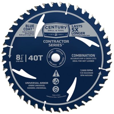 Century Drill & Tool 8-1/4 in. 40 Tooth Finishing Circular Saw Blade