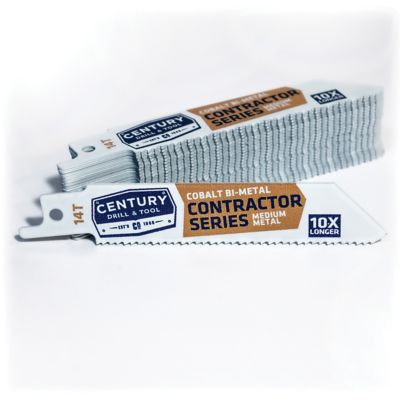 Century Drill & Tool Recip Blade 14T X 4 Bi-Metal 25Pak