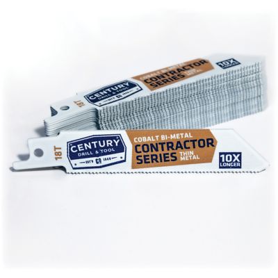 Century Drill & Tool Recip Blade 18Ts X 4 Bi-Metal 25Pak