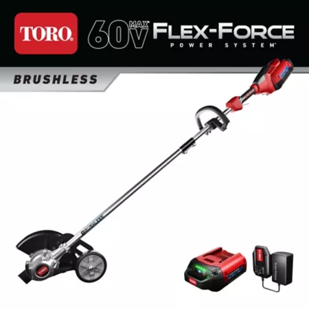 Toro 8 in 60V Max Lithium-Ion Cordless String Trimmer with Battery and Charger Edgers