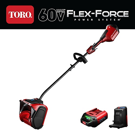 Toro 12 in. 60V Battery Cordless Electric Snow Shovel with 2.5Ah Battery Plus Charger