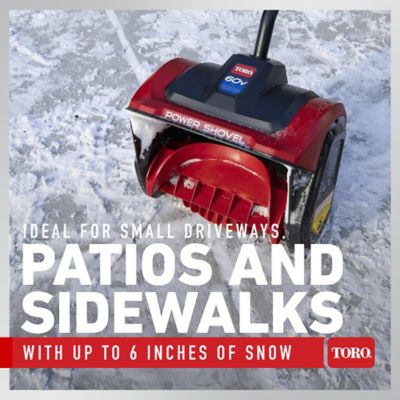 Image showing 7 th Toro 12 in. 60-Volt Battery Cordless Electric Snow Shovel with 2.5 Ah Battery Plus Charger
