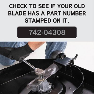 Image showing  54 in. Xtreme 2-in-1 Lawn Mulching Lawn Mower Blade for Craftsman, Cub Cadet and Troy-Bilt Mowers