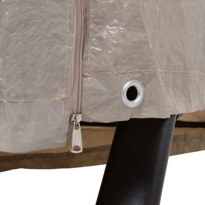 Image showing 6 th Modern Leisure Basics Patio Swing Cover, 87 in. x 64 in. x 66 in., Khaki