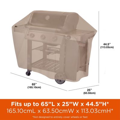 Image showing  Chalet 65 in. Grill Cover, 65"L x 25"W x 44.5"H, Beige