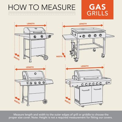 Image showing  Chalet 65 in. Grill Cover, 65"L x 25"W x 44.5"H, Beige