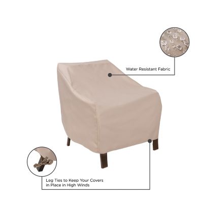 Image showing  Chalet Patio Chair Cover, 27 in. x 34 in. x 31 in., Beige