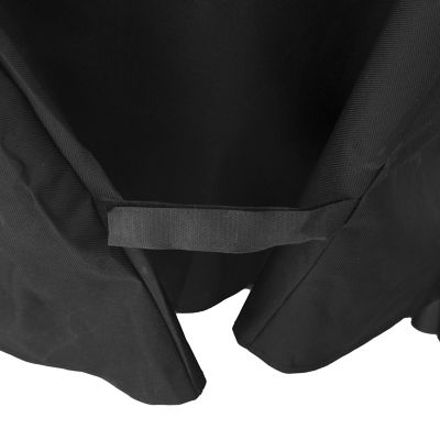 Image showing  Chalet Chimney Smoker Charcoal Grill Cover, 67 in.L x 26 in.W x 50 in.H, Black