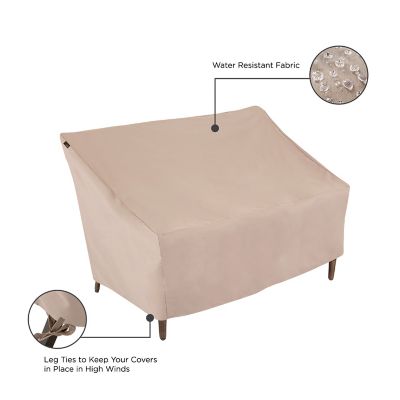Image showing  Chalet Patio Loveseat Cover, 57.5 in. x 38 in. x 38 in., Beige