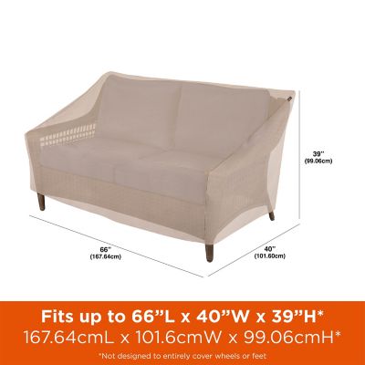 Image showing  Chalet Patio Loveseat Cover, 66 in. x 40 in. x 39 in., Beige