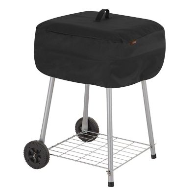 Modern Leisure Basics Walk-A-Bout Charcoal Grill Cover, 21.5"L x 21.5"W x 14.5"H, Black