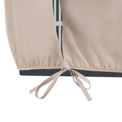 Image showing 6 th Modern Leisure Chalet Round Air Conditioner Cover, 34 in. Diameter x 30 in., Beige