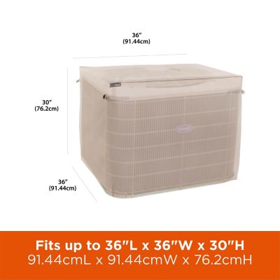 Image showing  Chalet Square Air Conditioner Cover, 36 in. Square x 30 in., Beige