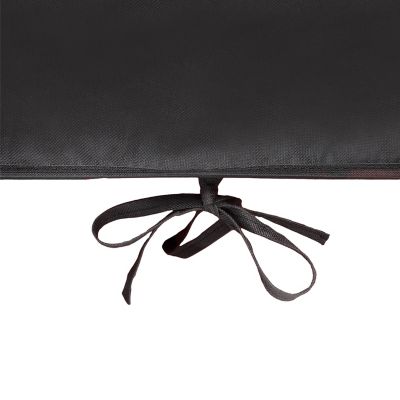 Image showing 6 th Modern Leisure Chalet Zero-Turn and Riding Lawn Mower Cover, Fits Decks up to 62 in., 82 in. x 50 in. x 47 in., Black