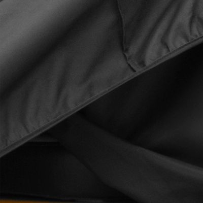 Image showing 7 th Modern Leisure Chalet Zero-Turn and Riding Lawn Mower Cover, Fits Decks up to 62 in., 82 in. x 50 in. x 47 in., Black