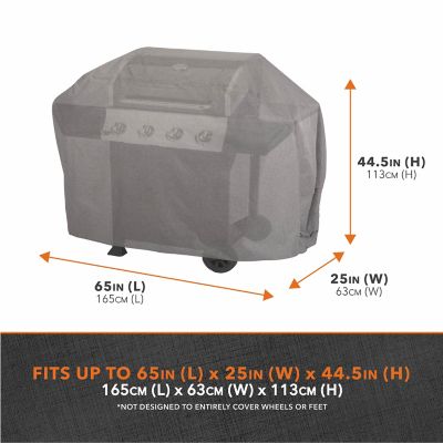 Image showing  Garrison 65 in. Grill Cover, Waterproof, 65"L x 25"W x 44.5"H, Granite, 3007