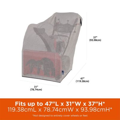Image showing  Garrison 2-Stage Snowblower Cover, Waterproof, 47 in. x 31 in. x 37 in., Granite