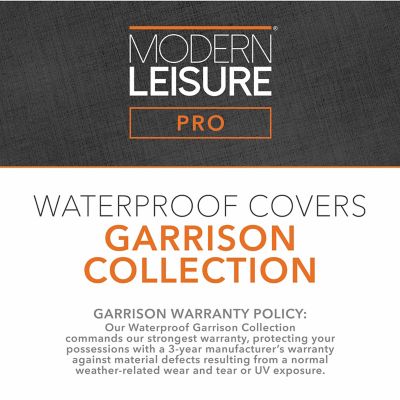 Image showing 9 th Modern Leisure Garrison 2-Stage Snowblower Cover, Waterproof, 47 in. x 31 in. x 37 in., Granite