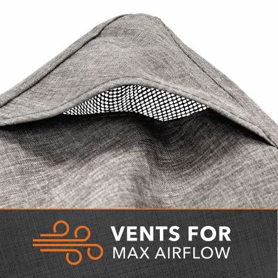 Image showing 9 th Modern Leisure Garrison Patio Chair Cover, Waterproof, 27 in.L x 34 in.W x 31 in.H, Granite, 3004