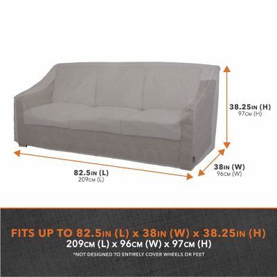 Image showing  Garrison Waterproof Patio Loveseat Cover, 82.5 in. x 38 in. x 38.25 in., Heather Gray, 3008