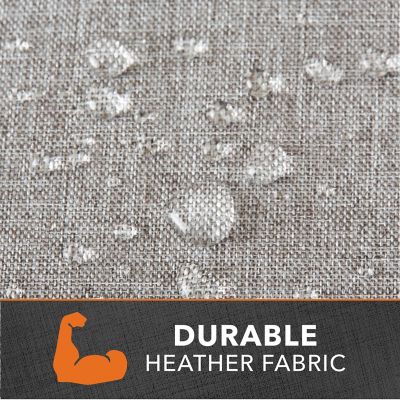 Image showing 7 th Modern Leisure Garrison Patio Swivel Lounge Chair Cover, Waterproof, 37.5 in.L x 39.25 in.W x 38.5 in.H, Granite, 2997