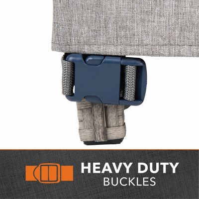 Image showing 8 th Modern Leisure Garrison Patio Swivel Lounge Chair Cover, Waterproof, 37.5 in.L x 39.25 in.W x 38.5 in.H, Granite, 2997