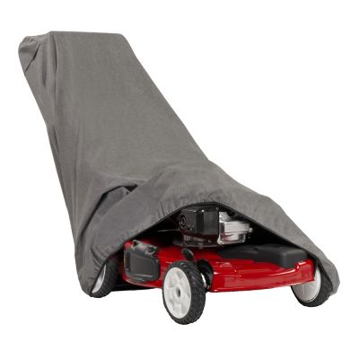 Image showing  Garrison Waterproof Lawn Mower Cover, 75 in. x 25.5 in. x 23 in., Heather Gray