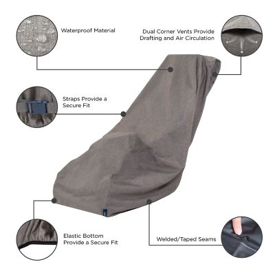 Image showing  Garrison Waterproof Lawn Mower Cover, 75 in. x 25.5 in. x 23 in., Heather Gray