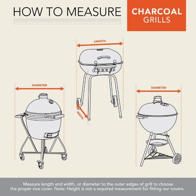 Image showing  Monterey Ceramic Grill Cover, 45" Diameter x 25"H, Black