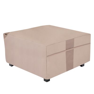 Modern Leisure Monterey Square Fire Pit Table Cover, 42" Square x 22"H, Beige, 2913