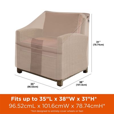 Image showing  Monterey Patio Lounge Chair Cover, 35 in. x 38 in. x 31 in., Beige