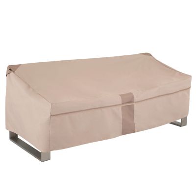 Modern Leisure Monterey Patio Loveseat Cover, 82.5 in. x 38 in. x 38.25 in., Beige