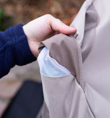 Image showing 9 th Modern Leisure Monterey Patio Loveseat Cover, 82.5 in. x 38 in. x 38.25 in., Beige