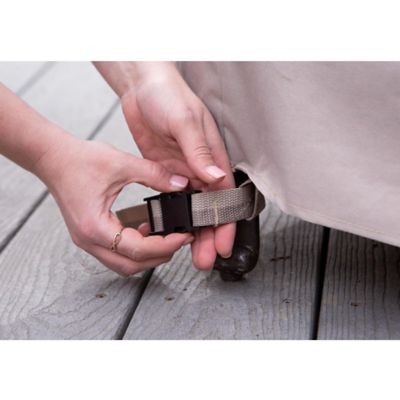 Image showing  Monterey Patio Swivel Lounge Chair Cover, 37.5 in. x 39.25 in. x 38.5 in., Beige