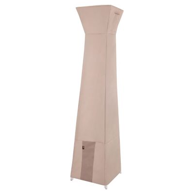 Modern Leisure Monterey Pyramid Torch Patio Heater Cover, 21 in. x 21 in. x 90 in., Beige