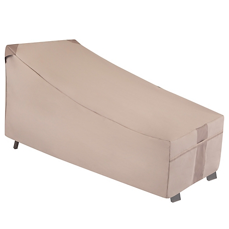 Modern Leisure Monterey Patio Day Chaise Lounge Cover, 66 in. x 35.5 in. x 33 in., Beige