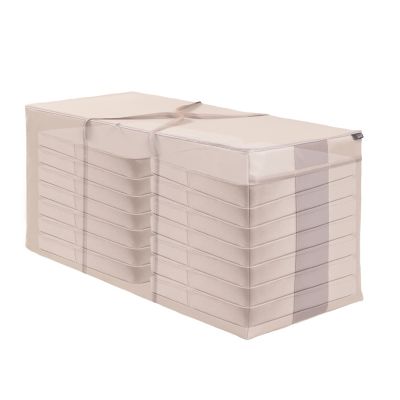 Image showing  Monterey Oversized Patio Cushion and Cover Storage Bag, 60 in. x 24 in. x 28 in., Beige