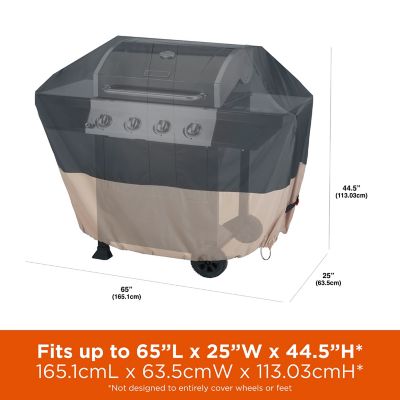 Image showing  Renaissance 65 in. Grill Cover, 65"L x 25"W x 44.5"H, Gray, 3019