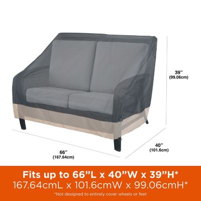 Image showing  Renaissance Ultralite Patio Loveseat Cover, 66 in. x 40 in. x 39 in., Gray