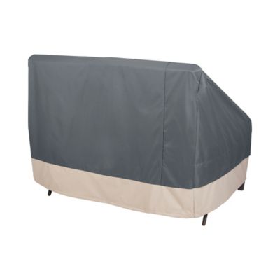 Image showing 13 th Modern Leisure Renaissance Ultralite Patio Loveseat Cover, 66 in. x 40 in. x 39 in., Gray