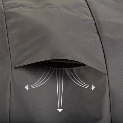 Image showing  Renaissance Patio Swivel Lounge Chair Cover, 37.5"L x 39.25"W x 38.5"H, Gray, 3012