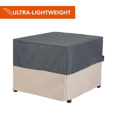 Modern Leisure Renaissance Square Fire Pit Table Cover, 42 in. Square x 22 in.H, Gray, 3024