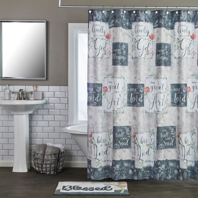 SKL Home Farm Blessings Shower Curtain, 70 in. x 72 in.