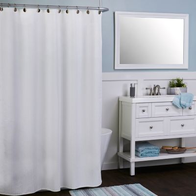 SKL Home Longborough Woven Fabric Shower Curtain, 70 in. x 72 in.