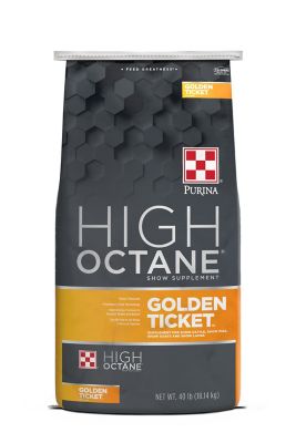 Purina High Octane Golden Ticket Supplement, 40 lb. Bag 