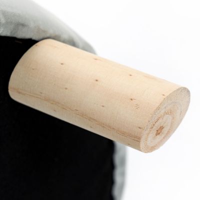 Image showing 8 th Critter Sitters 28 in. Elegant Faux-Velvet Circular Pet Bed for Small- to Medium-Sized Dogs and Cats