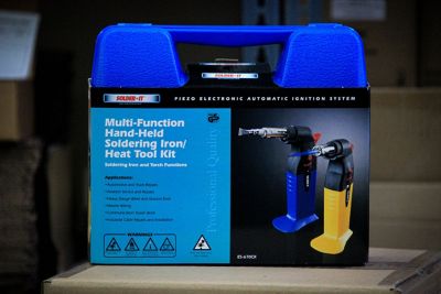 Image showing  Multifunction Torch/Soldering Iron Tool Kit