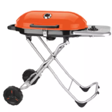 Grillfest 1-Burner Propane Gas Folding Grill 15 000 BTU Orange Portable Grills